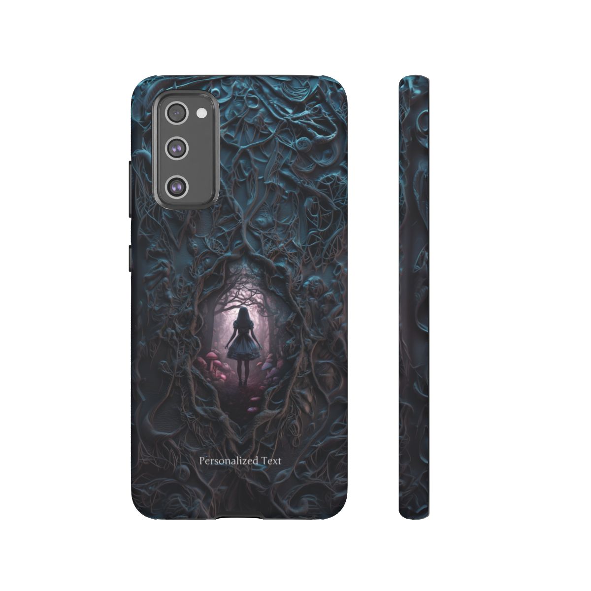 Personalized Dark Enchanted Forest Phone Case – Gothic Fairy Tale Portal Cover for iPhone, Samsung Galaxy & Google Pixel