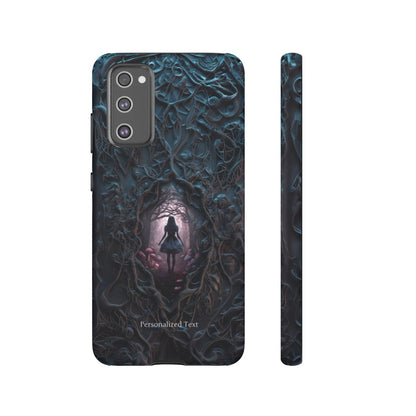 Personalized Dark Enchanted Forest Phone Case – Gothic Fairy Tale Portal Cover for iPhone, Samsung Galaxy & Google Pixel