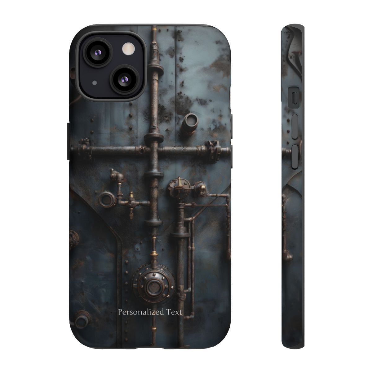 Personalized Steampunk Industrial Pipes Phone Case – Vintage Mechanical Machinery Cover for iPhone, Samsung Galaxy & Google Pixel