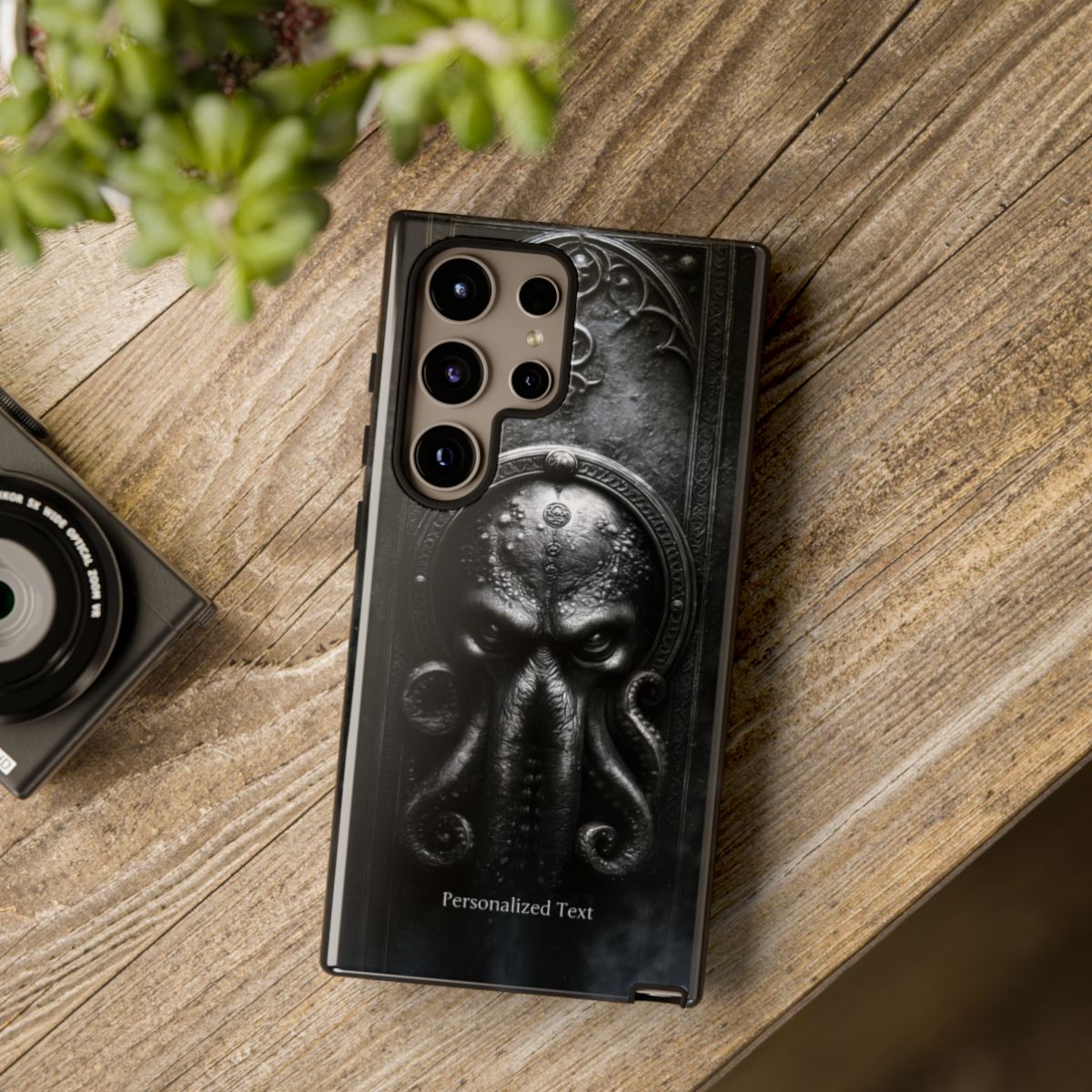 Personalized Cthulhu Phone Case, Lovecraftian Cosmic Horror Case, Gothic Eldritch Monster, iPhone Samsung Pixel Case