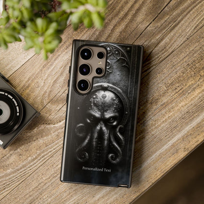 Personalized Cthulhu Phone Case, Lovecraftian Cosmic Horror Case, Gothic Eldritch Monster, iPhone Samsung Pixel Case