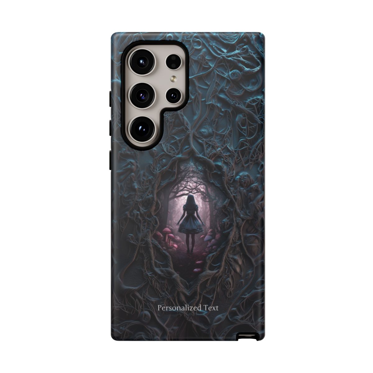 Personalized Dark Enchanted Forest Phone Case – Gothic Fairy Tale Portal Cover for iPhone, Samsung Galaxy & Google Pixel