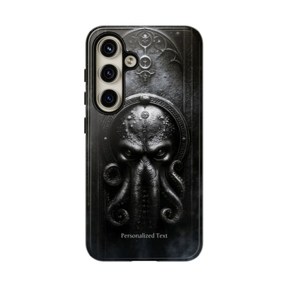 Personalized Cthulhu Phone Case, Lovecraftian Cosmic Horror Case, Gothic Eldritch Monster, iPhone Samsung Pixel Case