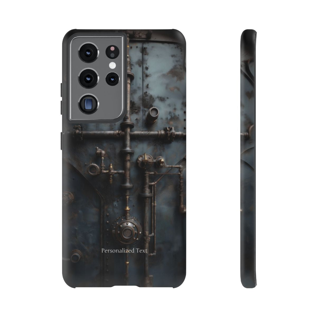 Personalized Steampunk Industrial Pipes Phone Case – Vintage Mechanical Machinery Cover for iPhone, Samsung Galaxy & Google Pixel