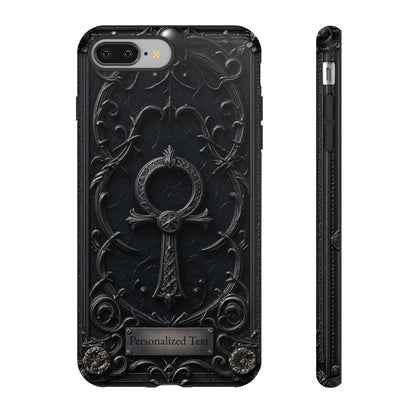 Personalized Gothic Ankh Phone Case – Dark Aesthetic Custom Gift
