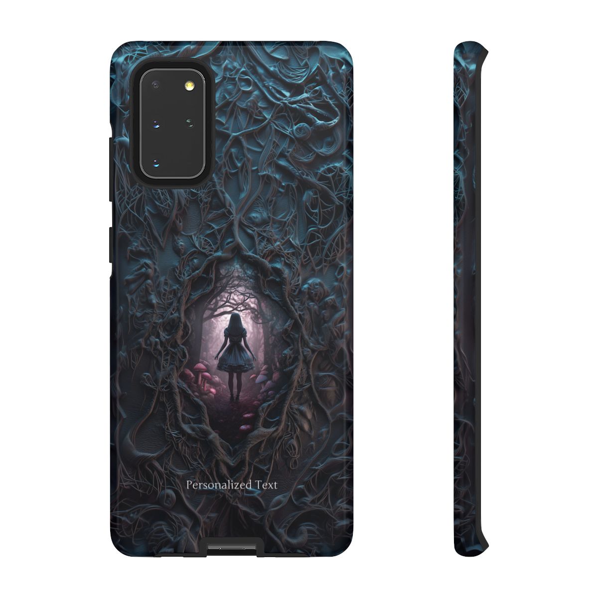 Personalized Dark Enchanted Forest Phone Case – Gothic Fairy Tale Portal Cover for iPhone, Samsung Galaxy & Google Pixel