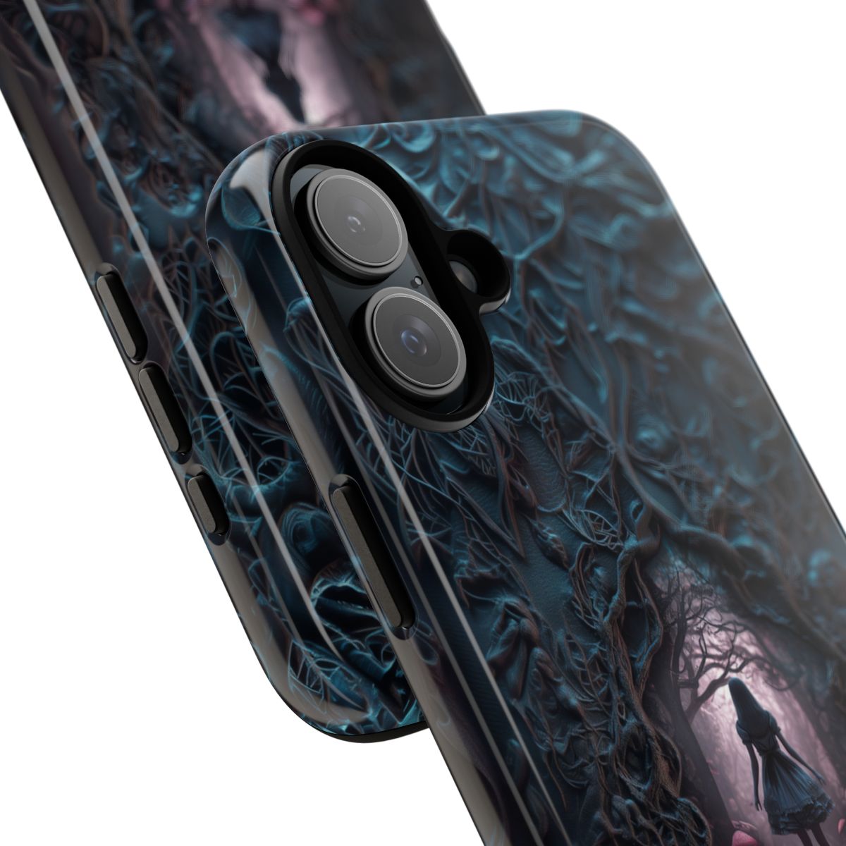 Personalized Dark Enchanted Forest Phone Case – Gothic Fairy Tale Portal Cover for iPhone, Samsung Galaxy & Google Pixel