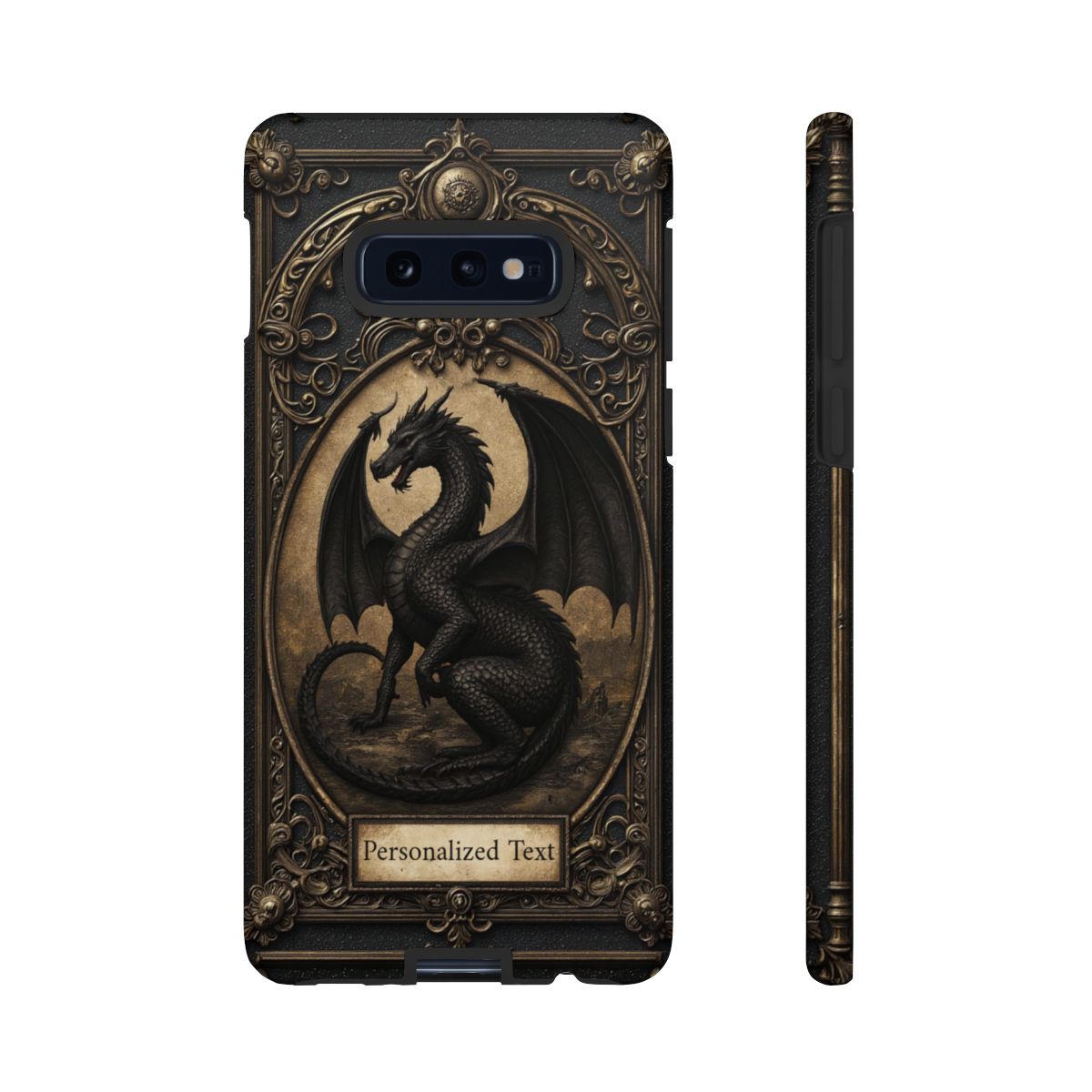 Personalized Gothic Dragon Phone Case - Fierce Elegance Meets Dark Fantasy