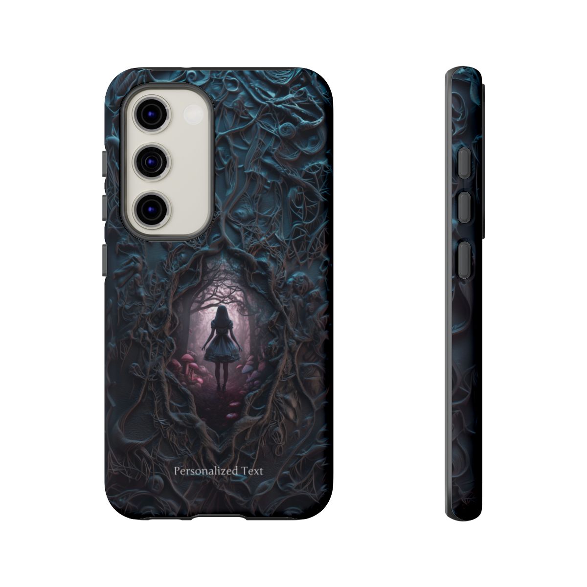 Personalized Dark Enchanted Forest Phone Case – Gothic Fairy Tale Portal Cover for iPhone, Samsung Galaxy & Google Pixel