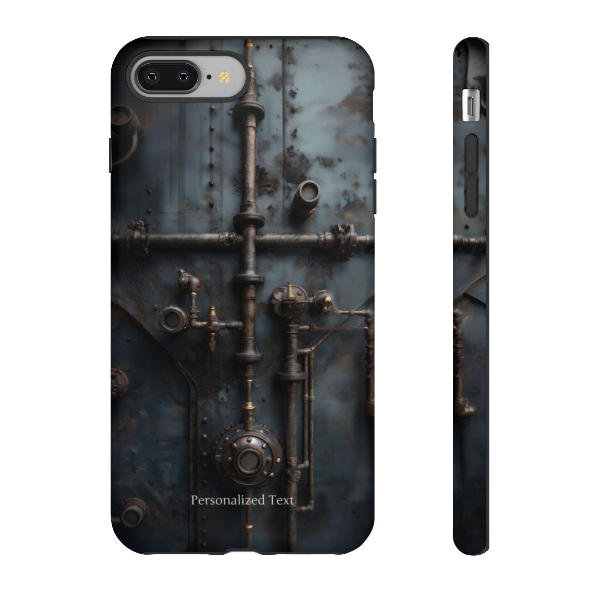 Personalized Steampunk Industrial Pipes Phone Case – Vintage Mechanical Machinery Cover for iPhone, Samsung Galaxy & Google Pixel