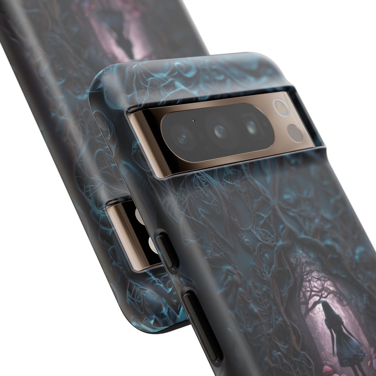 Personalized Dark Enchanted Forest Phone Case – Gothic Fairy Tale Portal Cover for iPhone, Samsung Galaxy & Google Pixel