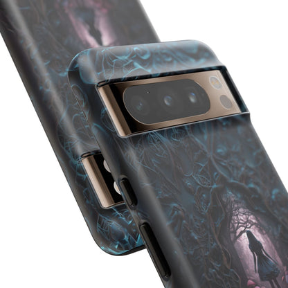 Personalized Dark Enchanted Forest Phone Case – Gothic Fairy Tale Portal Cover for iPhone, Samsung Galaxy & Google Pixel