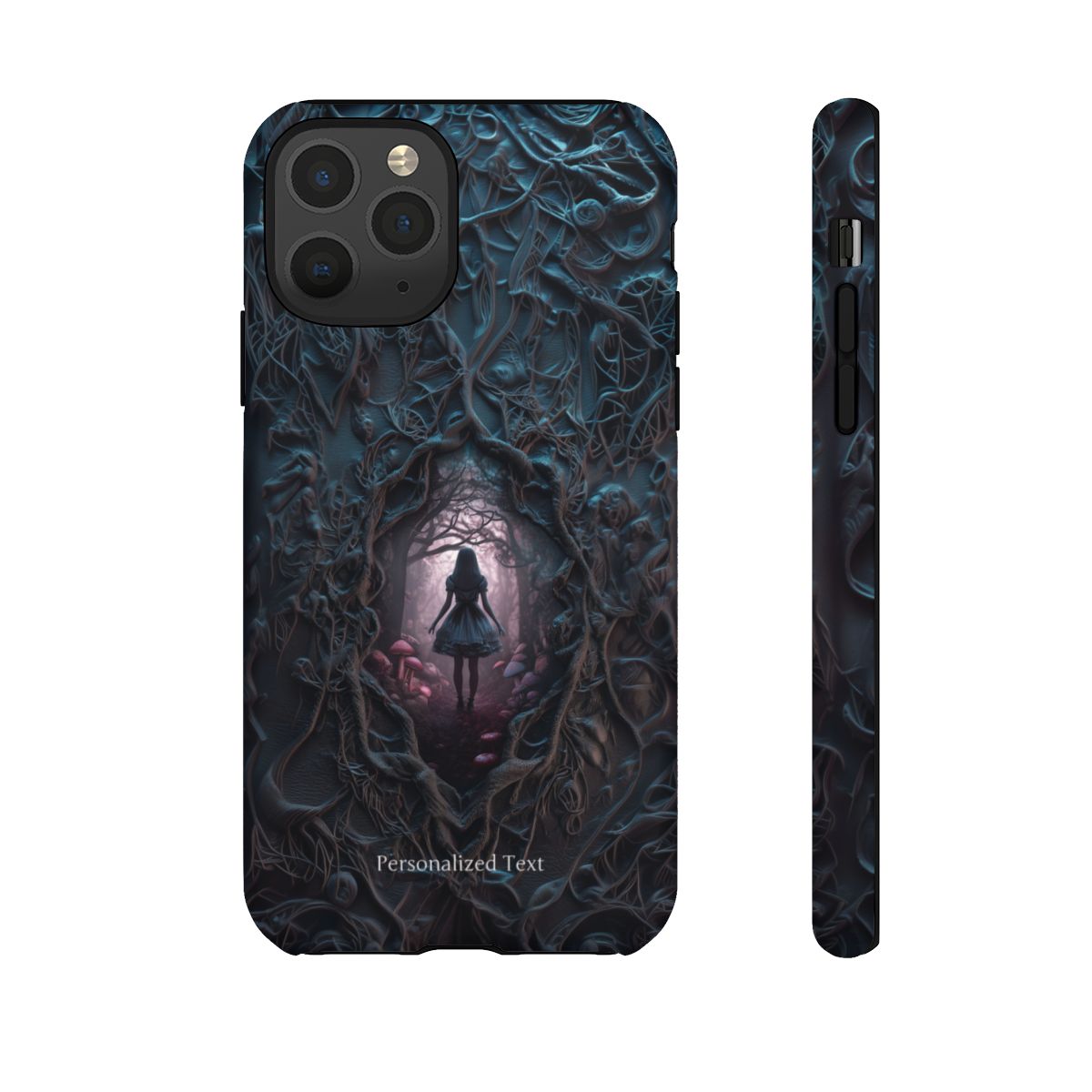 Personalized Dark Enchanted Forest Phone Case – Gothic Fairy Tale Portal Cover for iPhone, Samsung Galaxy & Google Pixel