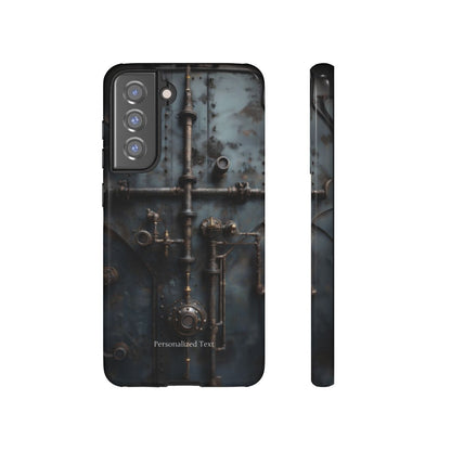Personalized Steampunk Industrial Pipes Phone Case – Vintage Mechanical Machinery Cover for iPhone, Samsung Galaxy & Google Pixel