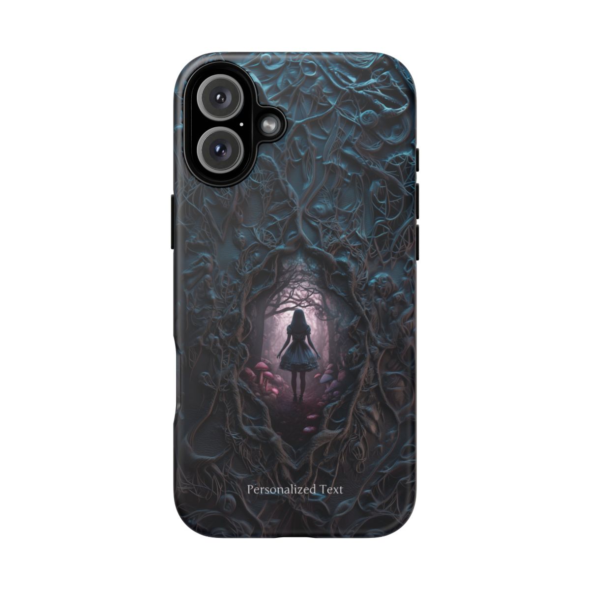 Personalized Dark Enchanted Forest Phone Case – Gothic Fairy Tale Portal Cover for iPhone, Samsung Galaxy & Google Pixel