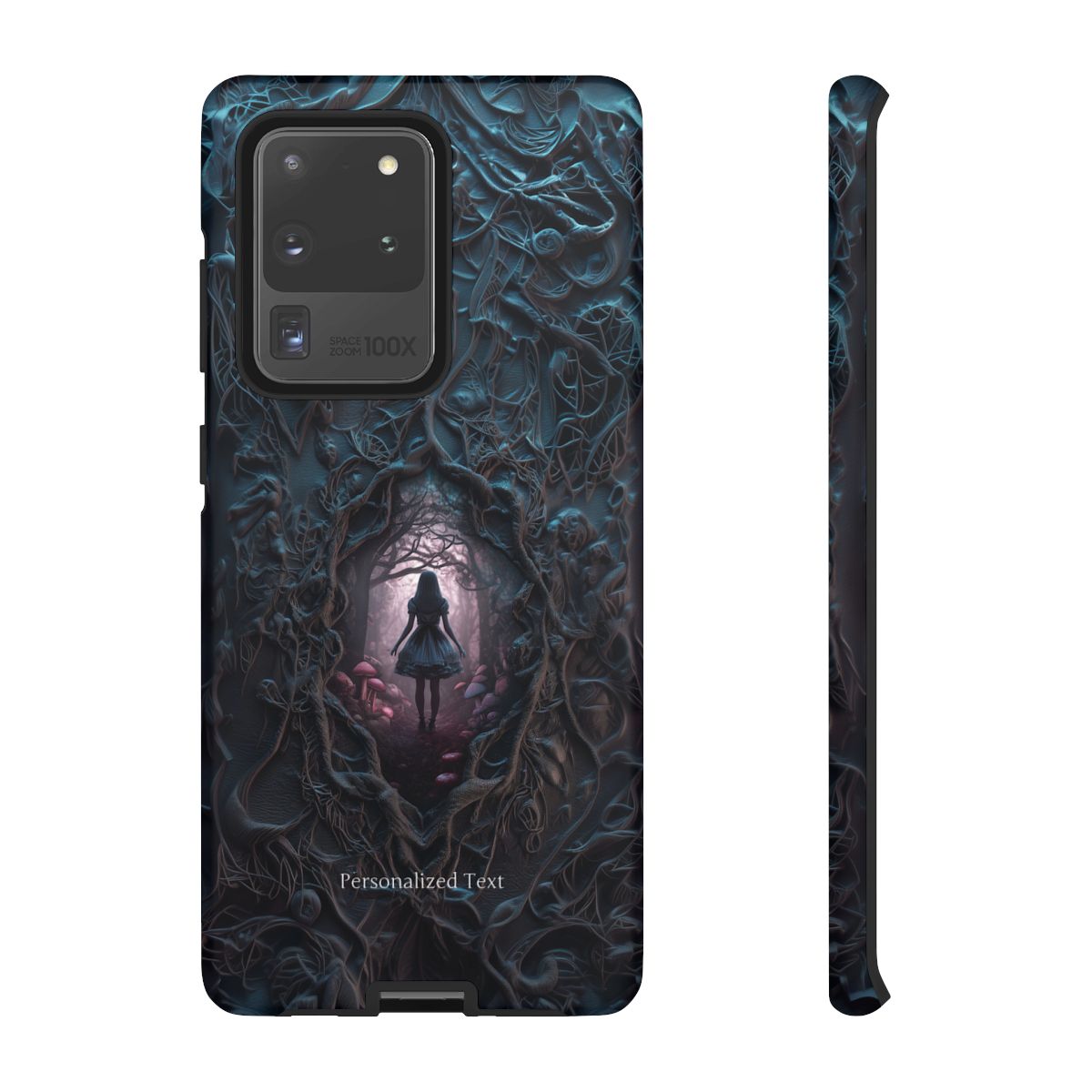 Personalized Dark Enchanted Forest Phone Case – Gothic Fairy Tale Portal Cover for iPhone, Samsung Galaxy & Google Pixel
