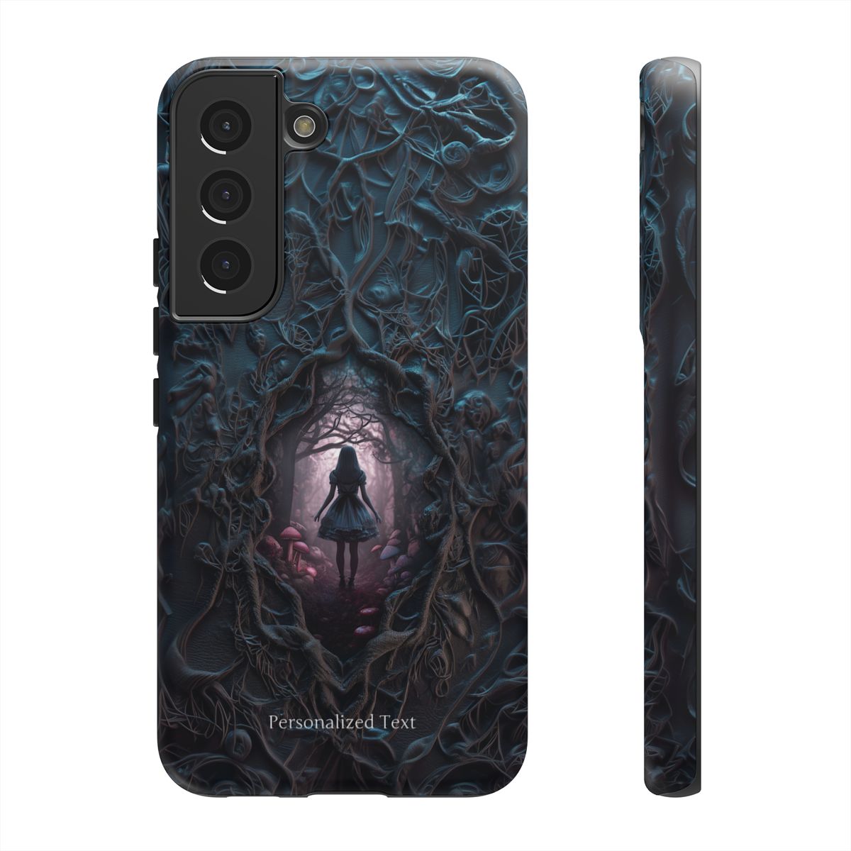 Personalized Dark Enchanted Forest Phone Case – Gothic Fairy Tale Portal Cover for iPhone, Samsung Galaxy & Google Pixel