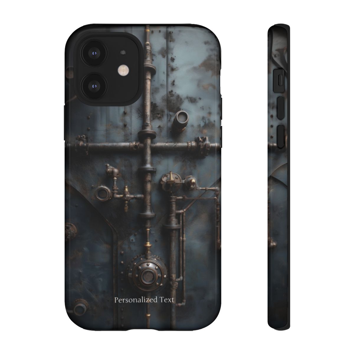 Personalized Steampunk Industrial Pipes Phone Case – Vintage Mechanical Machinery Cover for iPhone, Samsung Galaxy & Google Pixel