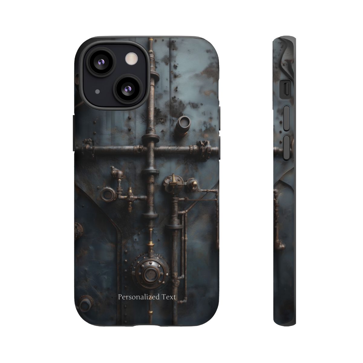 Personalized Steampunk Industrial Pipes Phone Case – Vintage Mechanical Machinery Cover for iPhone, Samsung Galaxy & Google Pixel