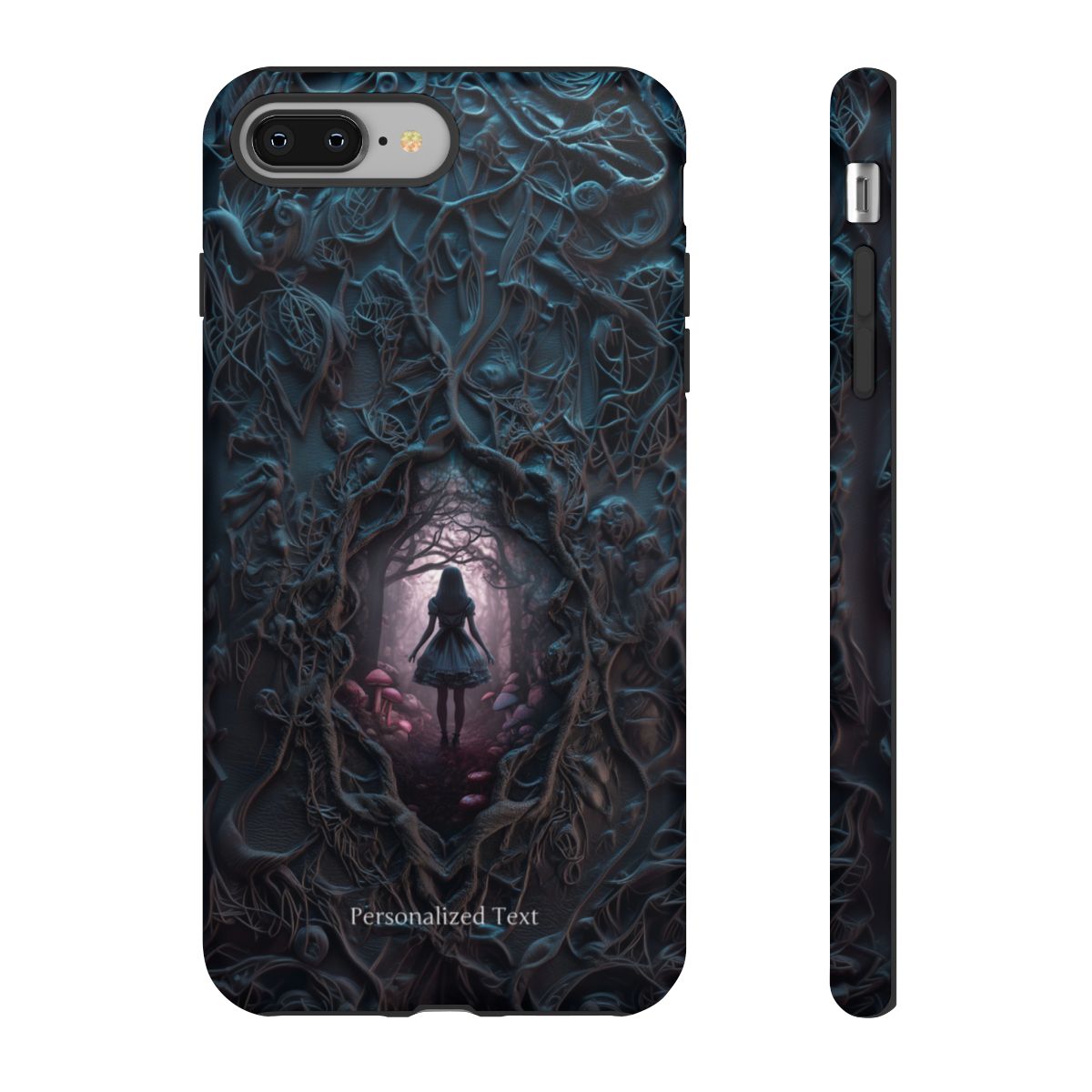 Personalized Dark Enchanted Forest Phone Case – Gothic Fairy Tale Portal Cover for iPhone, Samsung Galaxy & Google Pixel