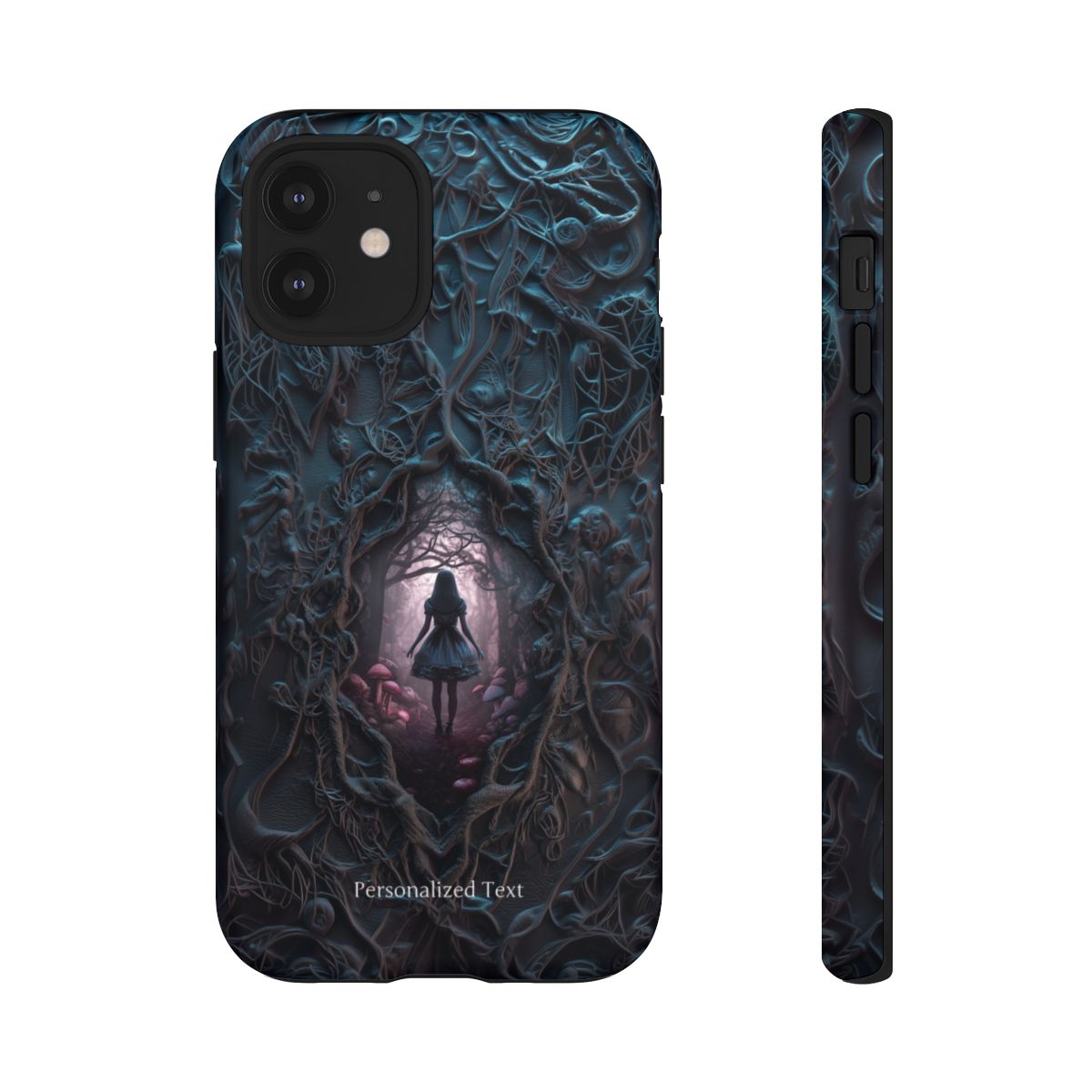 Personalized Dark Enchanted Forest Phone Case – Gothic Fairy Tale Portal Cover for iPhone, Samsung Galaxy & Google Pixel