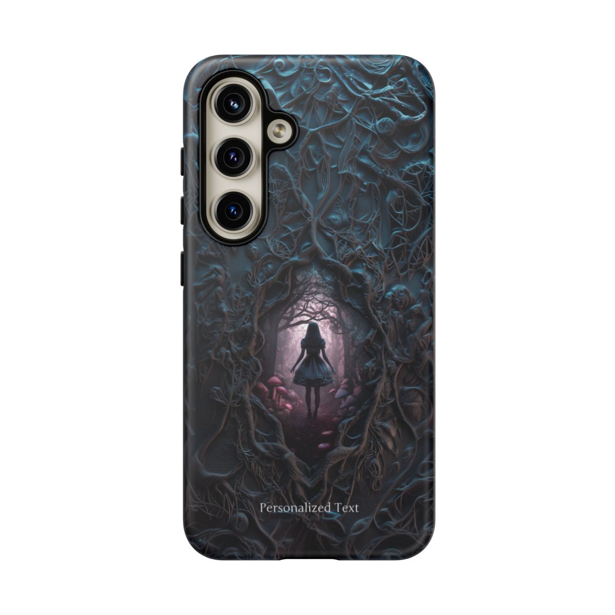 Personalized Dark Enchanted Forest Phone Case – Gothic Fairy Tale Portal Cover for iPhone, Samsung Galaxy & Google Pixel