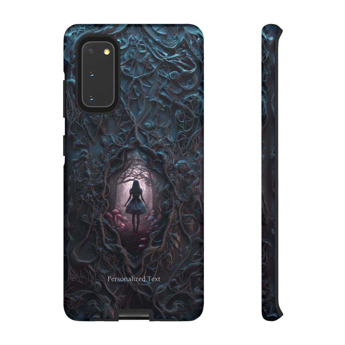 Personalized Dark Enchanted Forest Phone Case – Gothic Fairy Tale Portal Cover for iPhone, Samsung Galaxy & Google Pixel