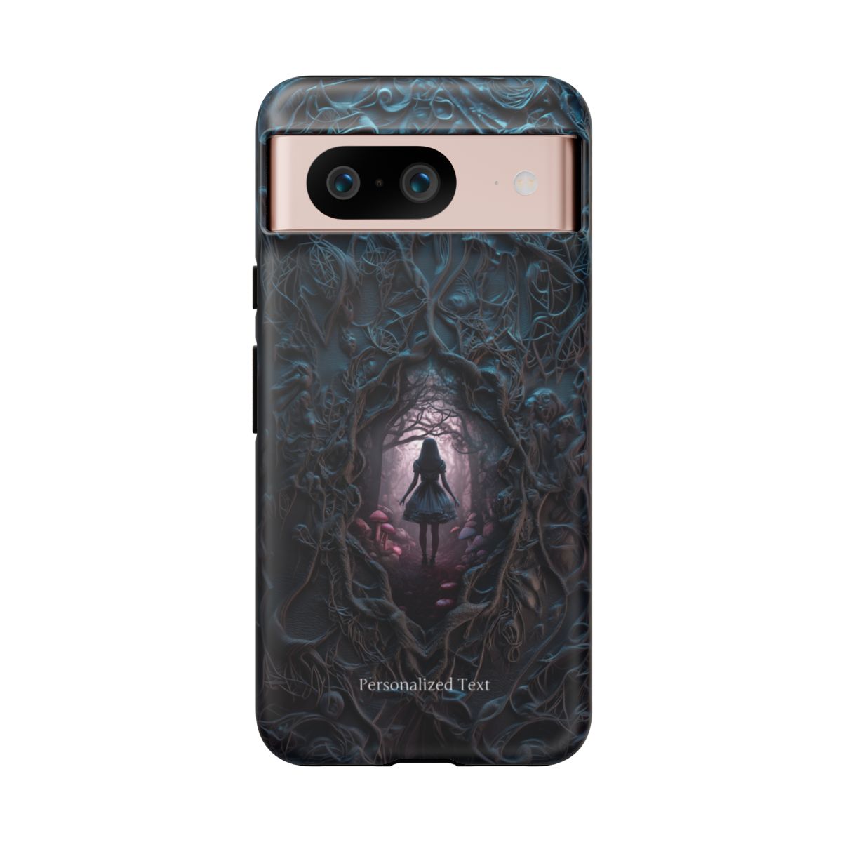 Personalized Dark Enchanted Forest Phone Case – Gothic Fairy Tale Portal Cover for iPhone, Samsung Galaxy & Google Pixel