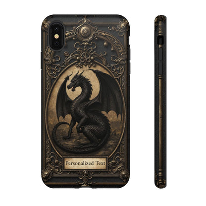 Personalized Gothic Dragon Phone Case - Fierce Elegance Meets Dark Fantasy