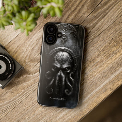 Personalized Cthulhu Phone Case, Lovecraftian Cosmic Horror Case, Gothic Eldritch Monster, iPhone Samsung Pixel Case