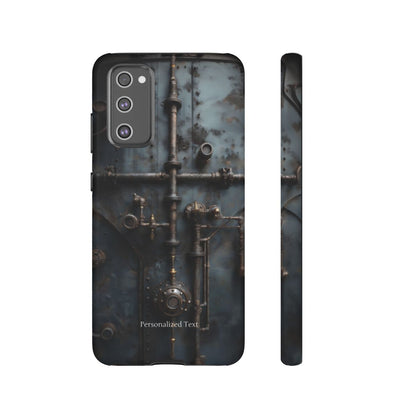 Personalized Steampunk Industrial Pipes Phone Case – Vintage Mechanical Machinery Cover for iPhone, Samsung Galaxy & Google Pixel