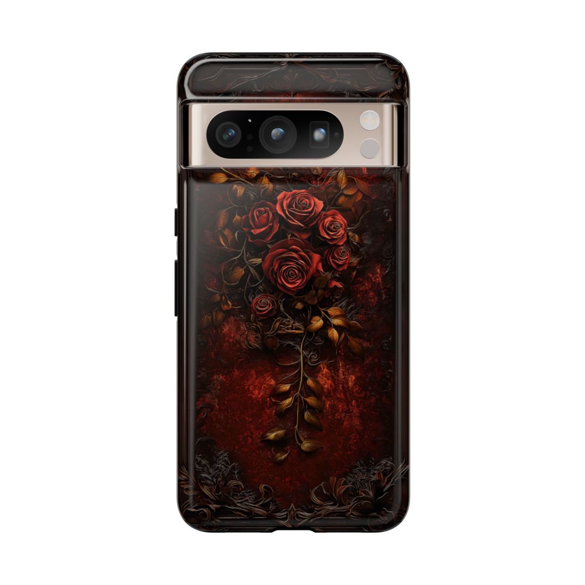 Gothic Red Rose Dark Romance Phone Case