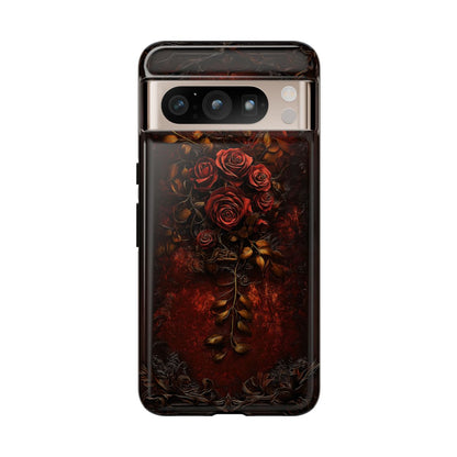 Gothic Red Rose Dark Romance Phone Case