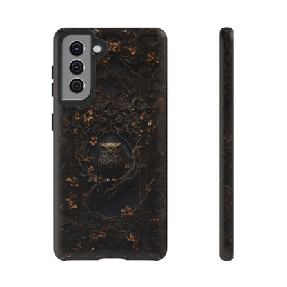 Enchanted Gothic Owl Forest Phone Case